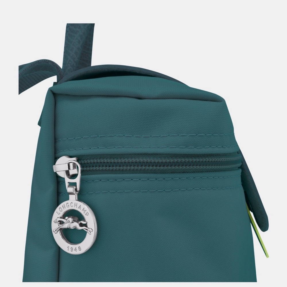 Longchamp Le Pliage Green M Backpack -  Peacock (Teal) - Picture 4 of 13